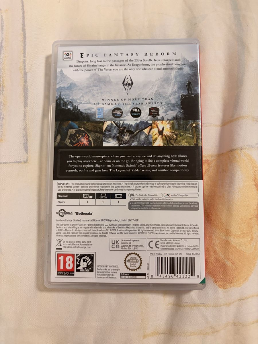 Nintendo Jeux: Skyrim Spiel – D'occasion à Roggwil TG par Cernix 1