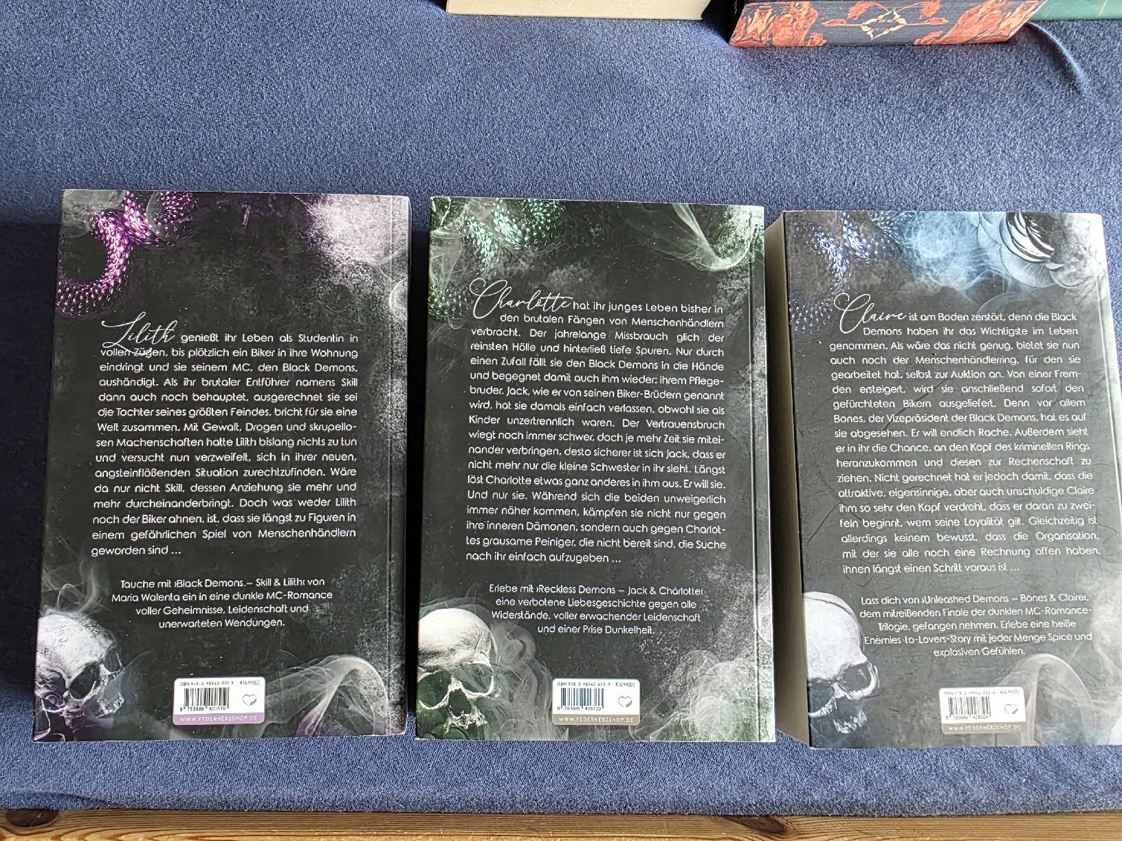 Libri: Maria Walenta "Black Demons Reihe" – Nuovo (secondo la descrizione) da Gais venduto da ste_y6ps 1