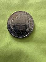 Fünfliber 1961 aus Silber