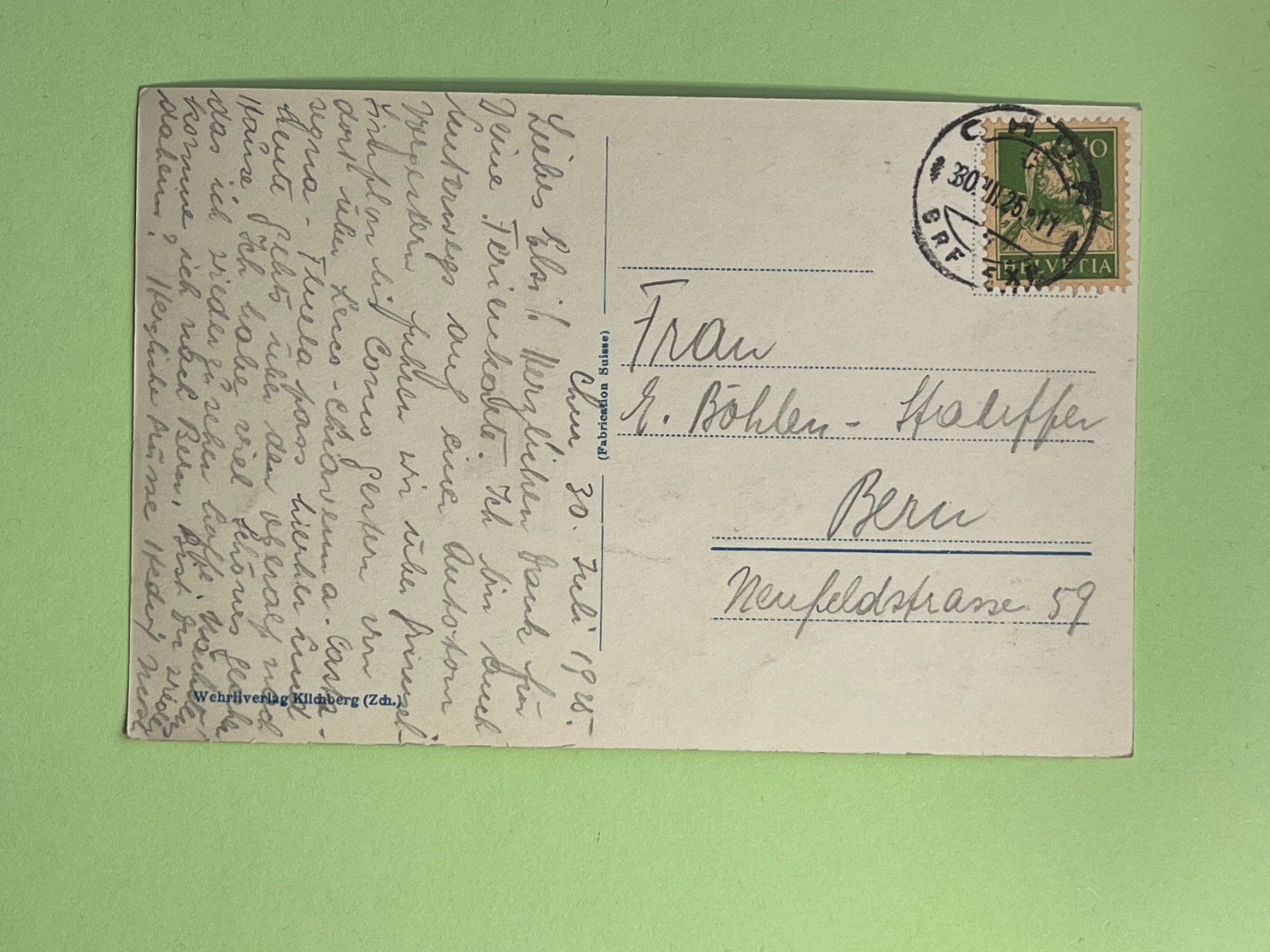 Cartoline postali: Chur und Calanda – Usato da Steg VS venduto da _vinci_ 1