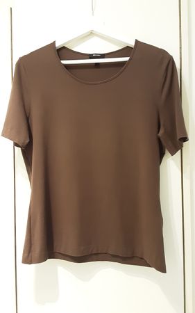 Escada t-shirt M, marron, bon état, coton 90%