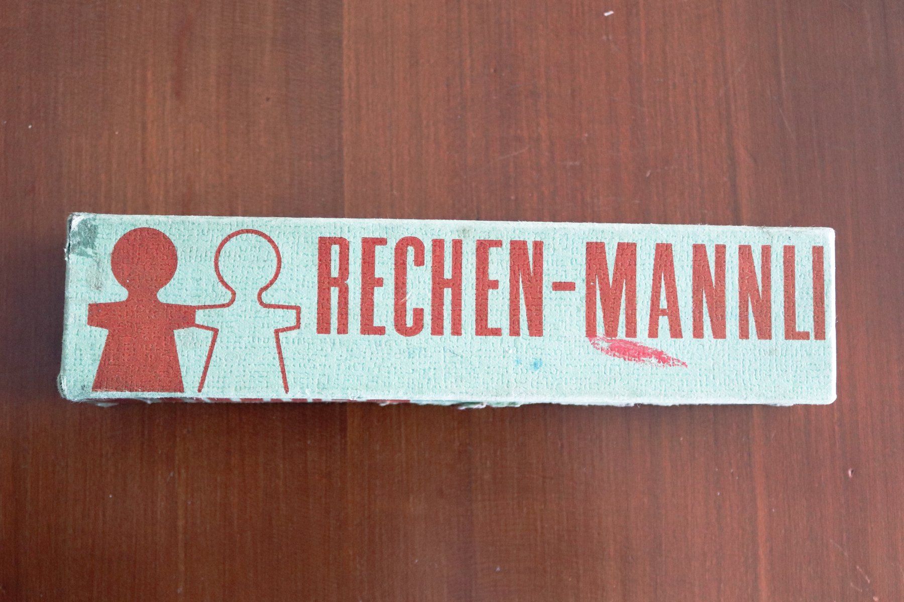 VITALI Rechen-Mannli, 20 Holz-Mannli in Original-Karton (Gebraucht