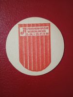 Bierdeckel Würenlingen Aargau Altersheim Bazar1986