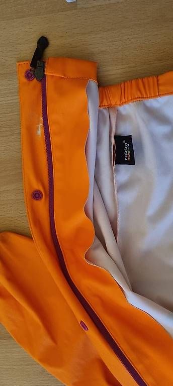 Giacche & Cappotti: Rukka Regenjacke orange Gr. 104 – Usato da Hombrechtikon venduto da goe_f996 1