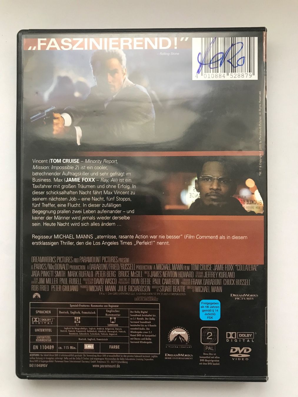Tutti i DVDs: Collateral – Usato da Lostorf venduto da heidimeier 1