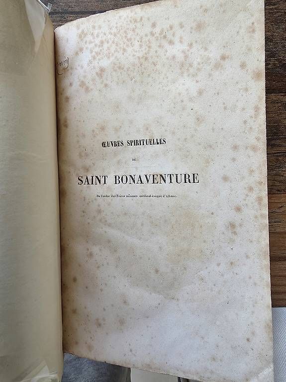 Livres: Oeuvres complètes de St Bonaventure – D'occasion à Neuchâtel par AlexCzh 1
