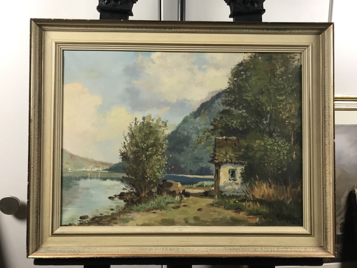 Tableaux: Unleserlich signiert – D'occasion à Wolfhalden par SecondAntique