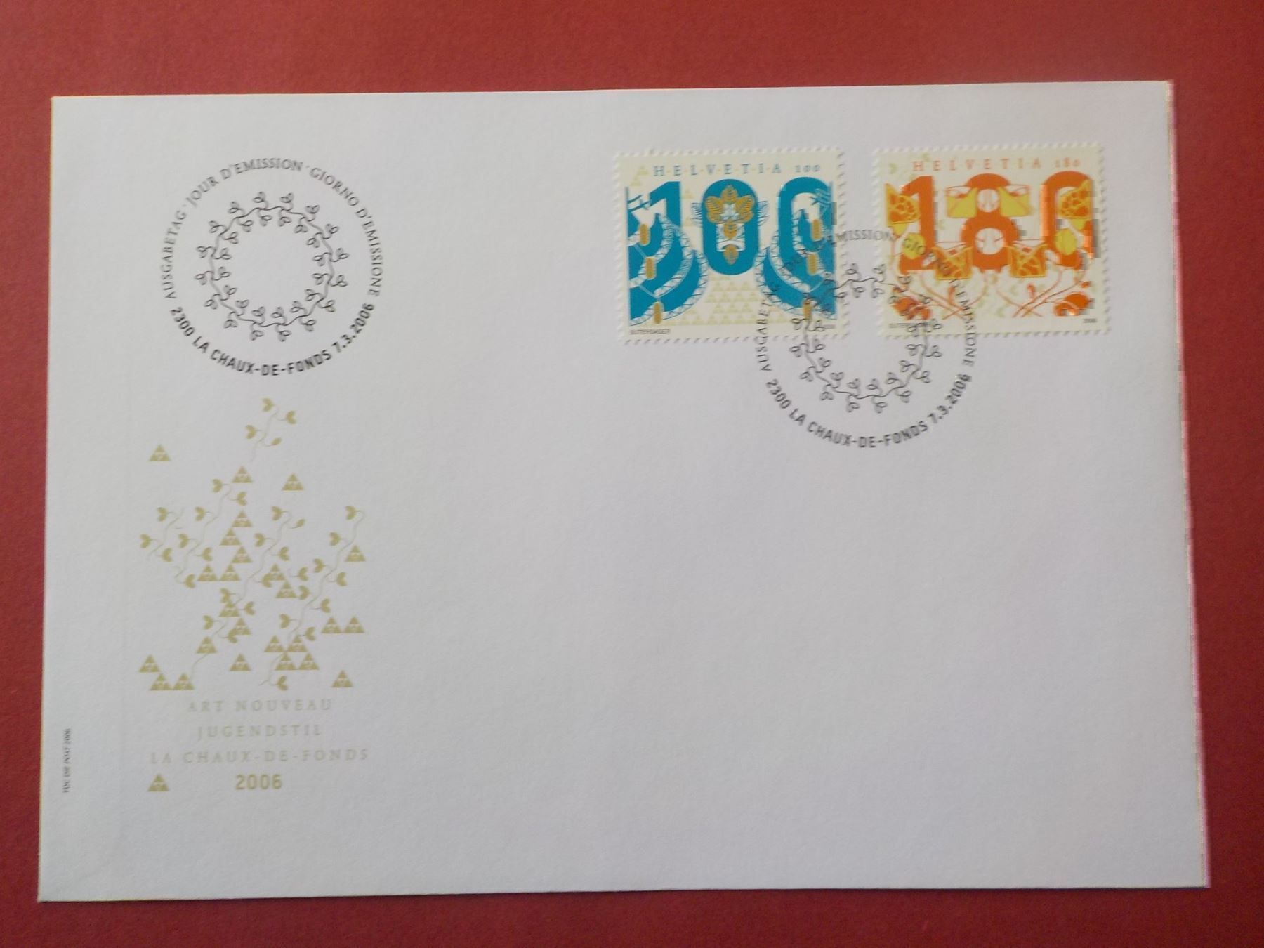 Alle Briefmarken: 2006, FDC, Jugendstil – Neu (gemäss Beschreibung) aus Muri b. Bern von Ricardoverkauf