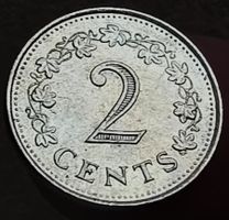 MALTA 2 CENTS 1982