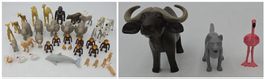 Lot animaux Playmobil zoo savane cirque 42 pièces