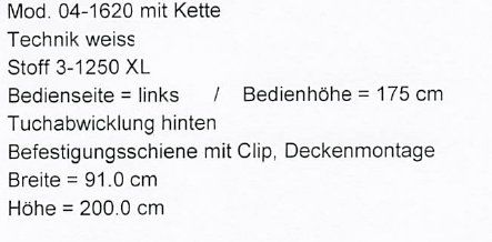 Rideaux: Weisse Fensterrollos 91x200 cm – D'occasion à Zürich par BGPZH 7