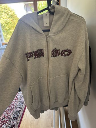 Peso Zip Hoodie grau Baumwolle Grösse M neuwertig