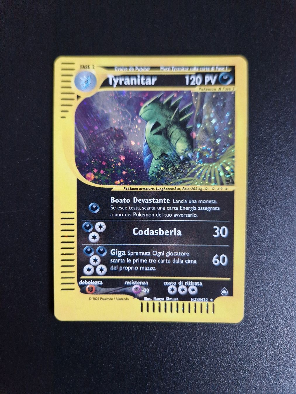 Pokémon Carte collezionabili: Tyranitar aquapolis  – Nuovo (secondo la descrizione) da Giubiasco venduto da MrGru1992
