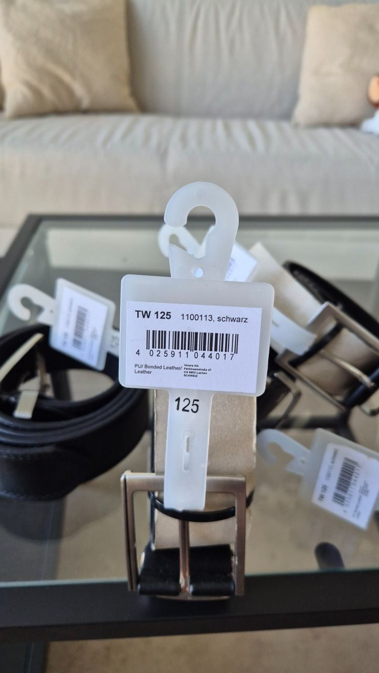 Cinture: Herren Gürtel 5 St - 125cm – Nuovo e nell'imballaggio originale da Klingnau venduto da putinocchio 2