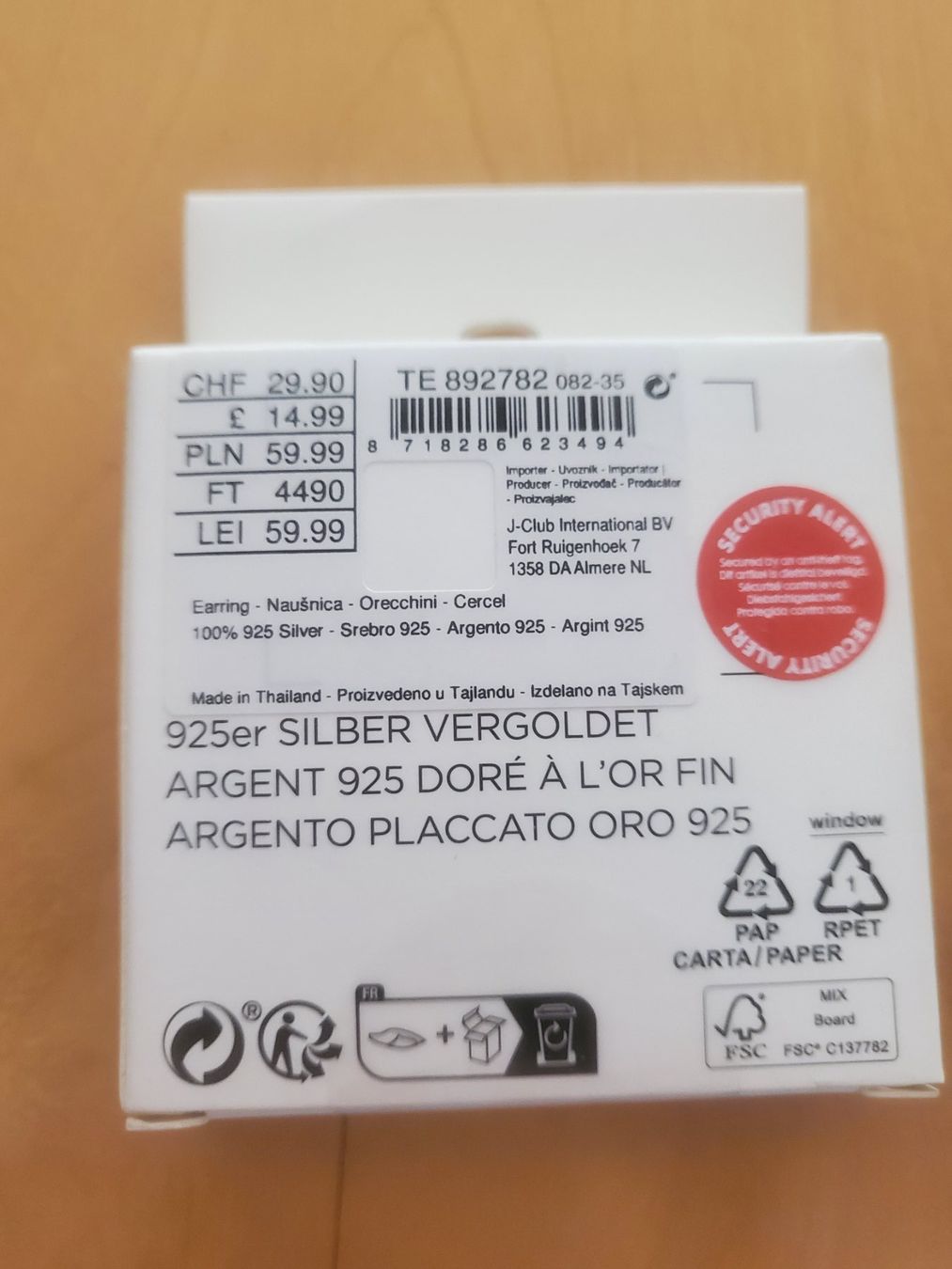 Orecchini pendenti & Orecchini a lobo: Ohrringe Silber 925 vergoldet neu – Nuovo (secondo la descrizione) da Balsthal venduto da redcarpet 1