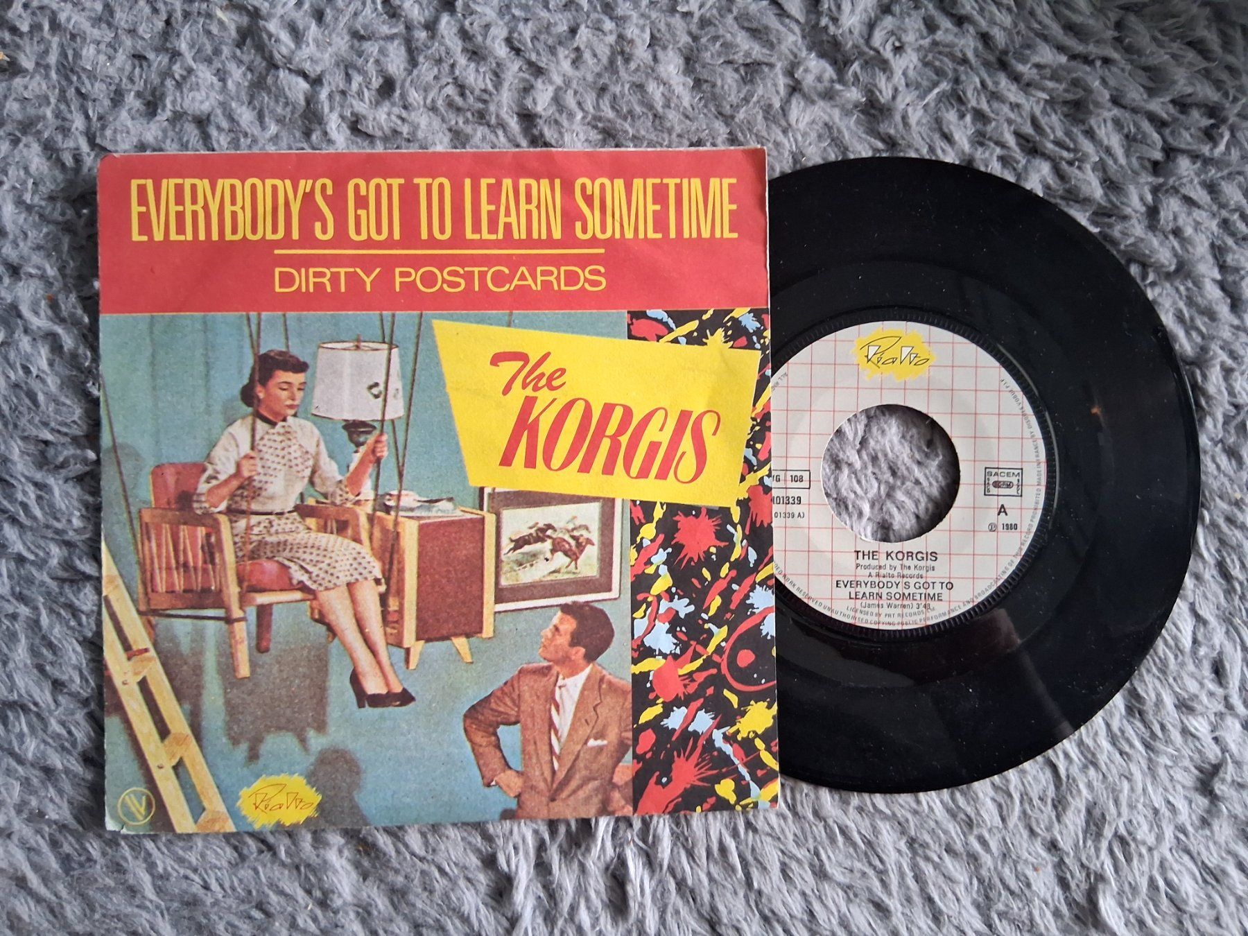 Dischi in vinile: THE KORGIS     EVERYBODY'S GOT TO LEARN SOMETIME    7NER SIN – Usato da Wetzikon ZH venduto da Ramones01