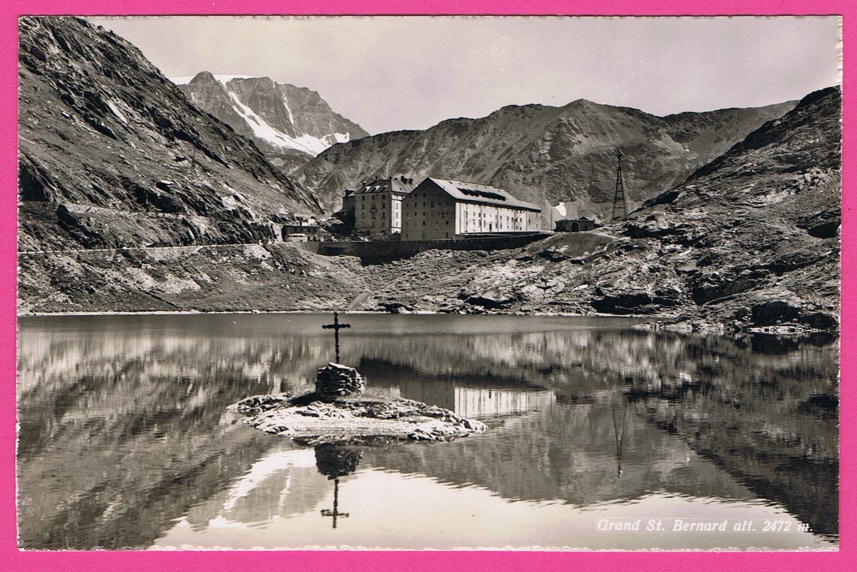 Cartoline postali: Grosser St. Bernhard 2472m / Grand St. Bernard – Usato da Einsiedeln venduto da dillie