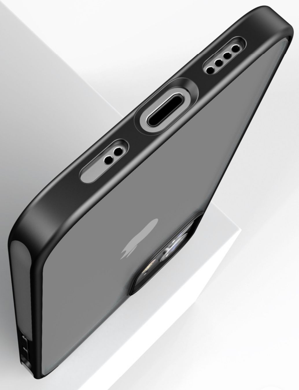 Cover & Protezioni schermo: iPhone 12 mini -Coque silicone IPAKY antichoc Noir – Nuovo e nell'imballaggio originale da Morges venduto da DigiAC 3