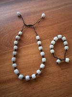Genuine Jade Necklace and Bracelet Set - Great Deal!