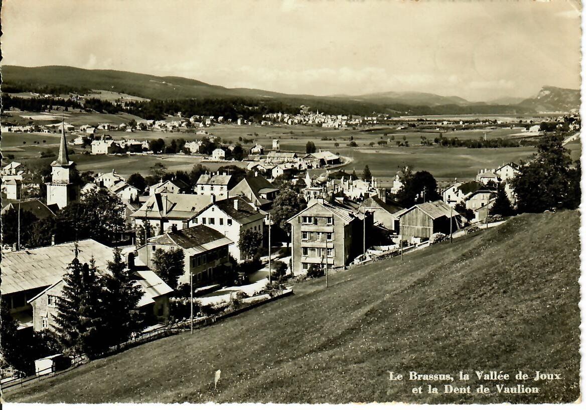 Ansichtskarten: Le Brassus Vallée de Joux – Gebraucht aus Hochdorf von Ziegel-16