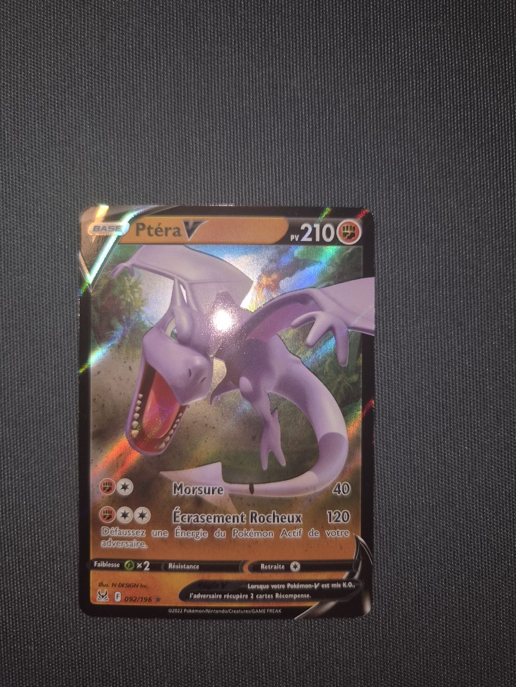 Pokémon Cartes à collectionner: Pokémon Origine Perdu Ptera  – Neuf (Voir description) à Les Acacias par S.Vieira
