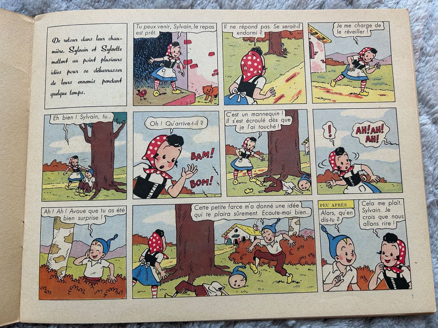 Fumetti: LES AVENTURES DE SYLVAIN ET SYLVETTE – Usato da Genève venduto da zonzon9351 1