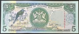 Trinidad & Tobago 5 Dollars 2002 - non circ./unz