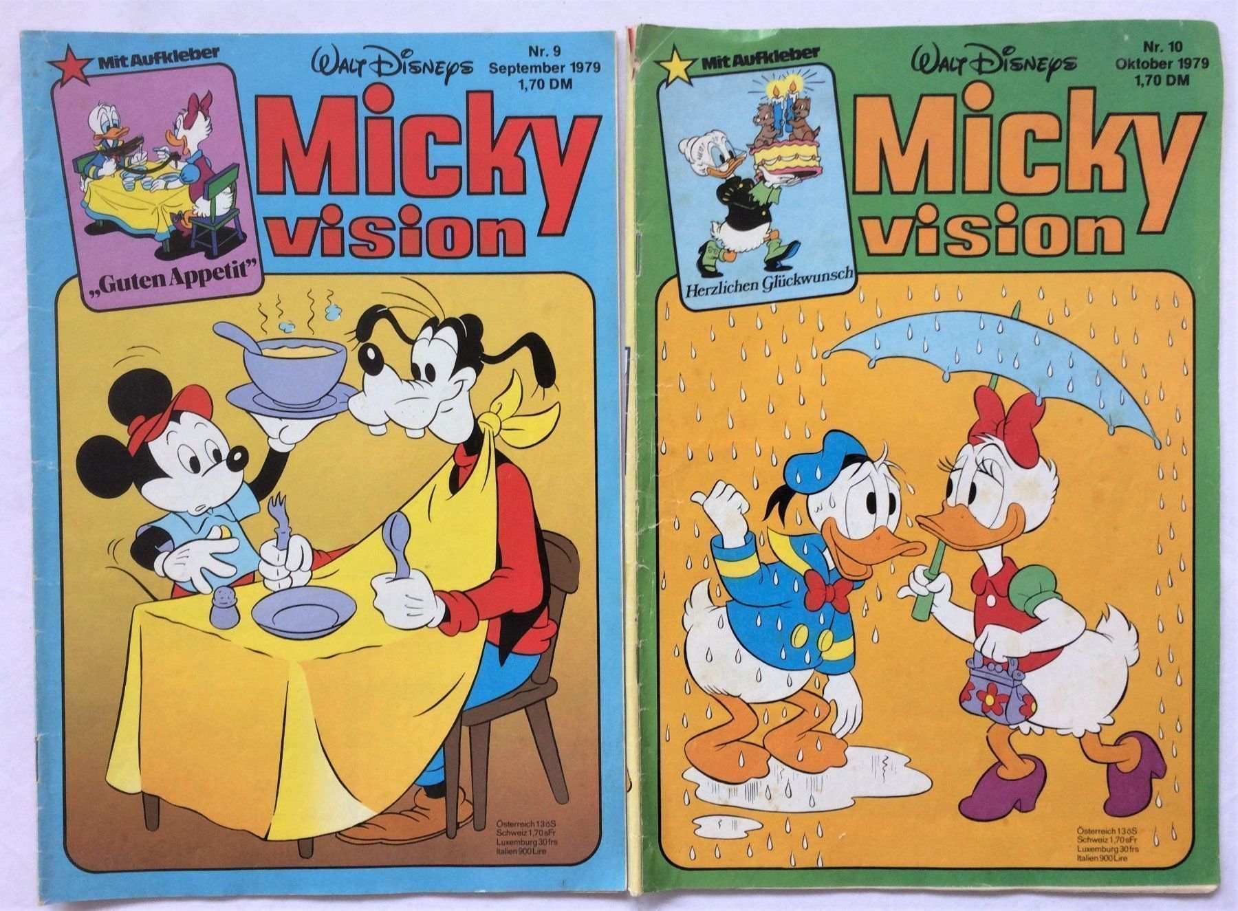 Fumetti: 6x MICKYVISION - Hefte - 1978/79 – Usato da Schaffhausen venduto da durruti 5