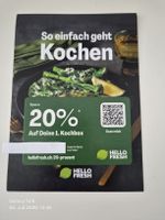 HelloFresh 20% Gutschein 1. Kochbox