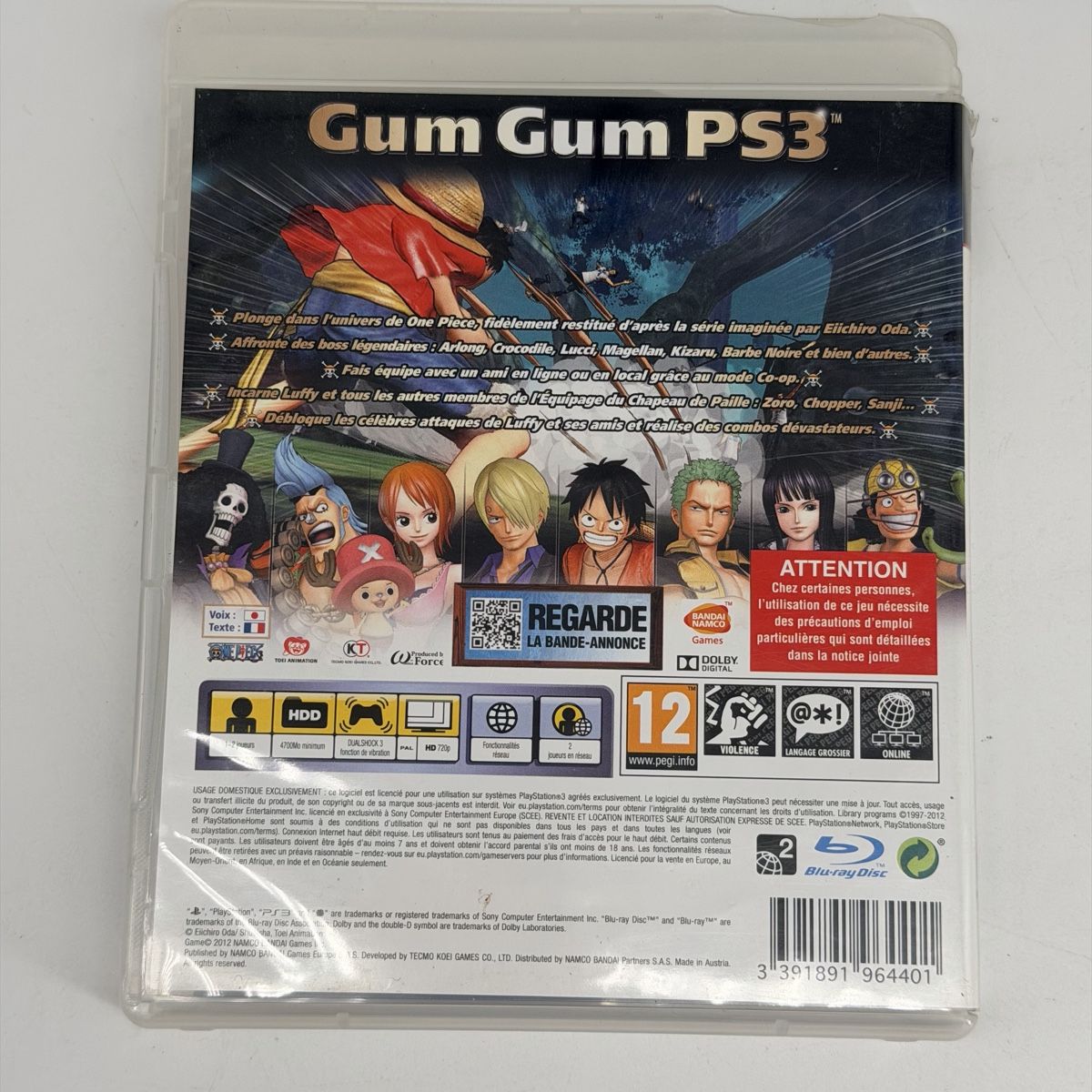 Sony Giochi: Jeu PS3 One Piece Pirate Warriors 3  – Usato da Vessy venduto da _Callidus_ 1