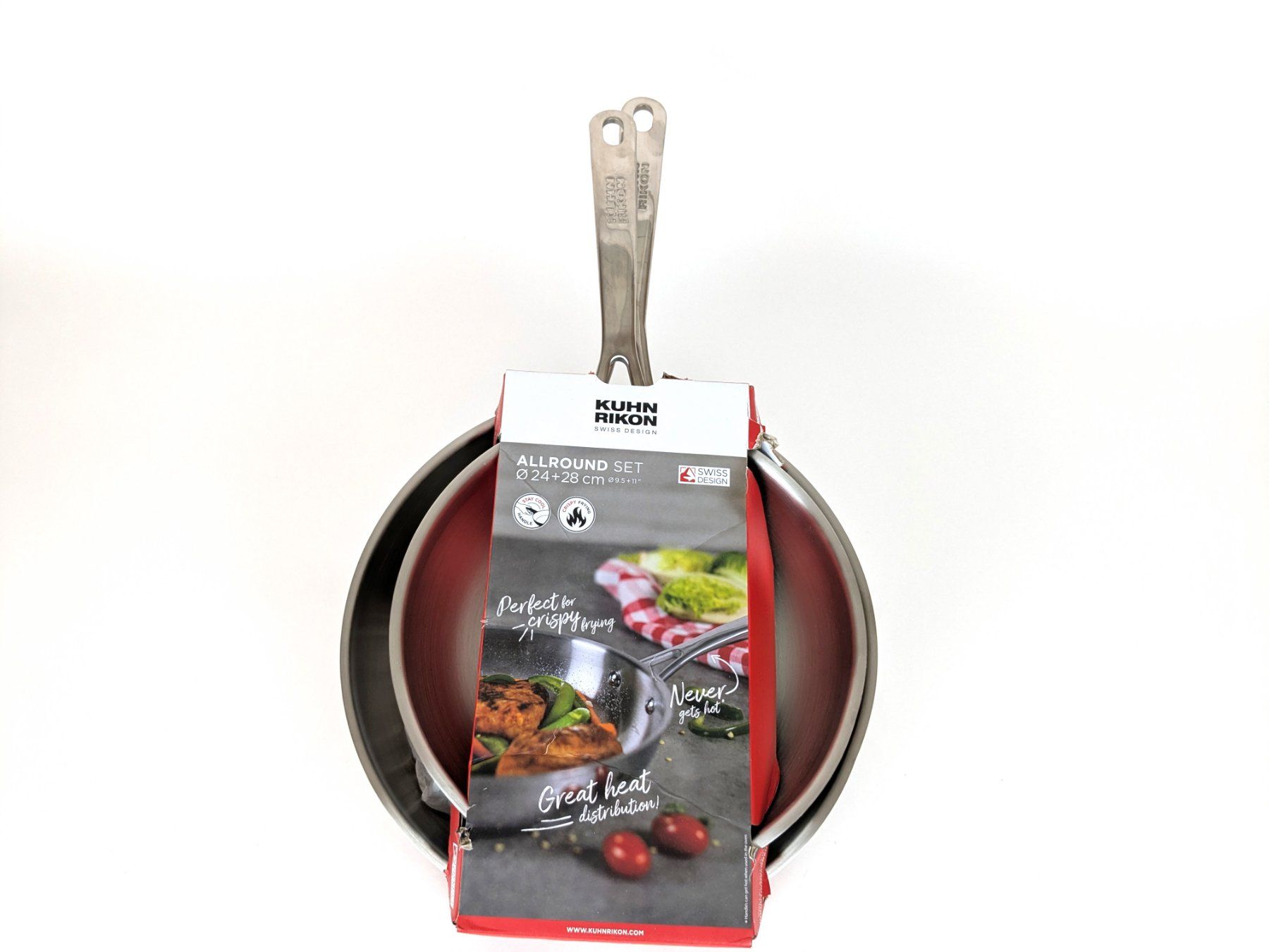 Kuhn Padelle: KUHN RIKON Bratpfannen-Set 24+28cm – Nuovo (secondo la descrizione) da Thun venduto da Restwert_Thun 2