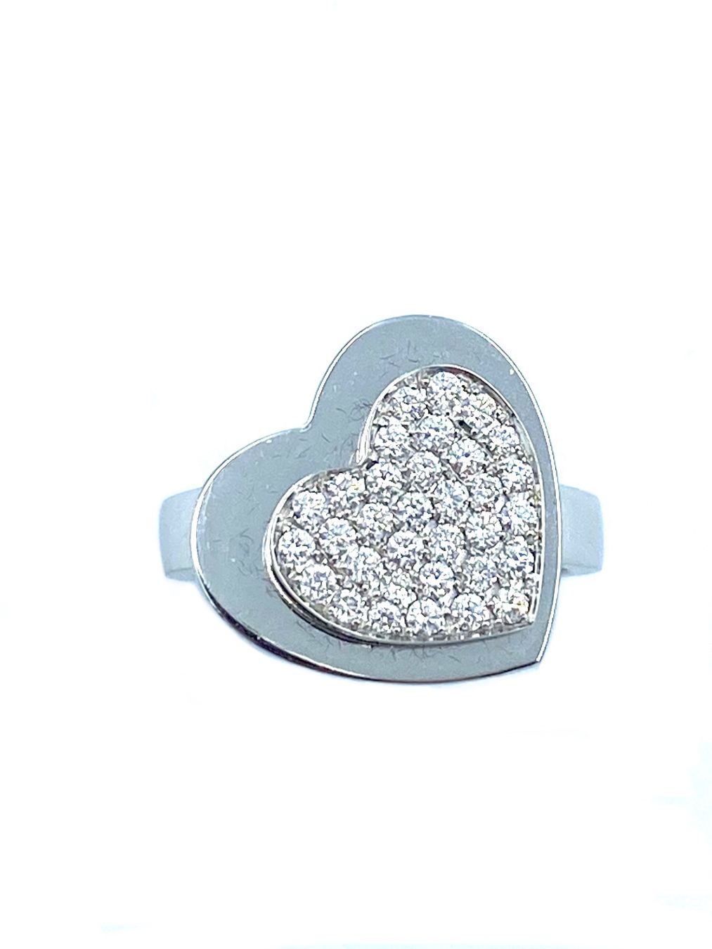 Piaget Ringe: PIAGET. Bague or blanc 18K et diamants – Gebraucht aus Renens VD von Diademe.sarl