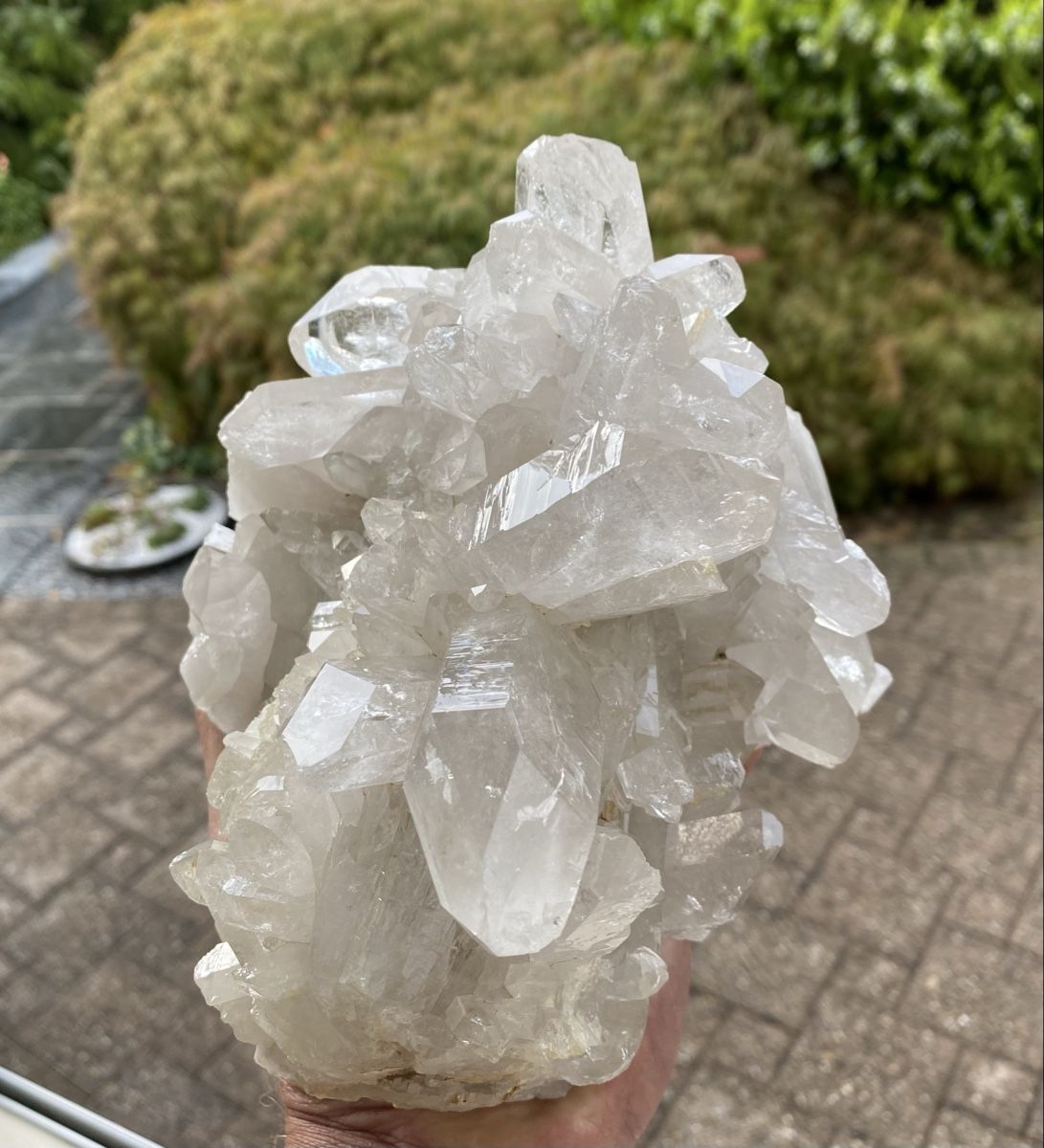 Mineralien & Heilsteine: Grosse Bergkristall Stufe Schweiz  – Gebraucht aus Selzach von 321compac 1