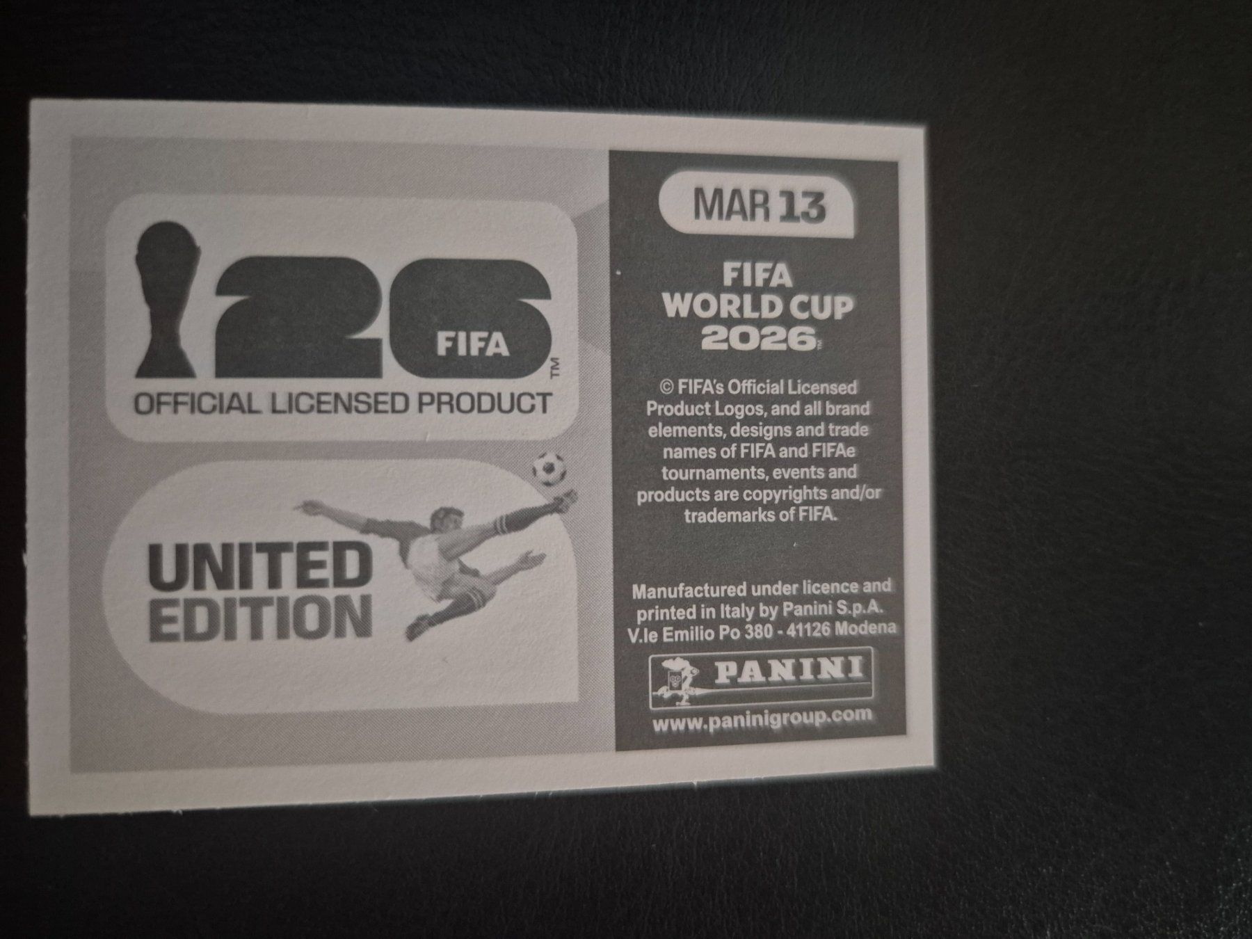 Panini Sammelbilder & Trading cards: Panini WM 26 MAR 13 – Neu (gemäss Beschreibung) aus Rorschacherberg von AJ3108 1