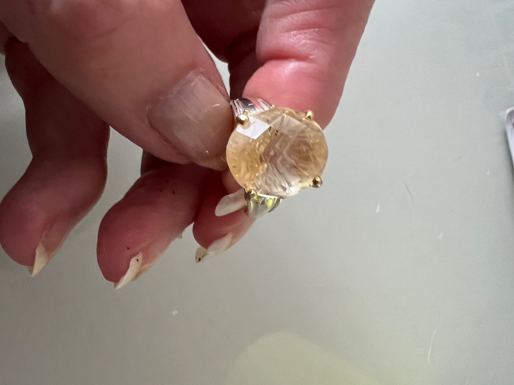 Ringe: Slberring Gr. 54, Citrin – Neu (gemäss Beschreibung) aus Horgen von Hpunto 1