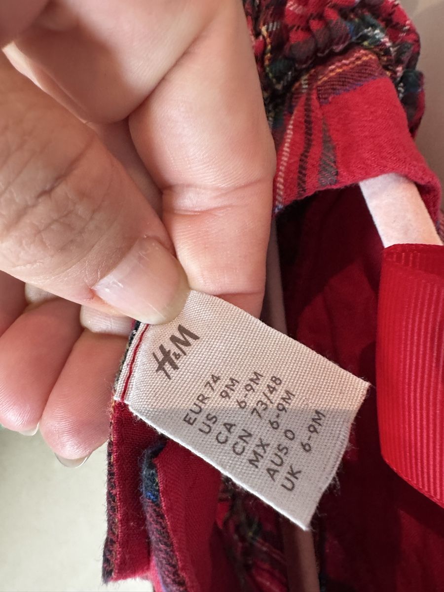 Lotti & Set di vestiti: Festliche Mädchen Kleider Set, Gr. 74, Samt & Karomuster! – Usato da Zug venduto da Silvae 4