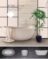 Badewanne Freistehende Bad Wanne Terrazzo Stein Resin Pop up