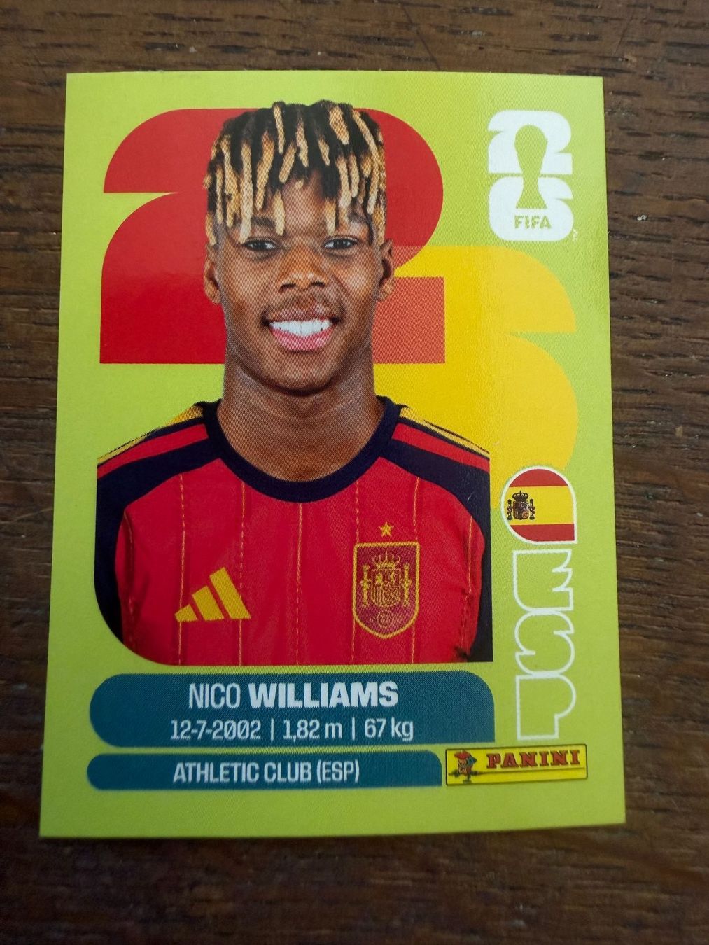 Panini Carte collezionabili: Panini WM 2026 - ESP 17 - NICO WILLIAMS – Usato da Tegerfelden venduto da siebenmacky