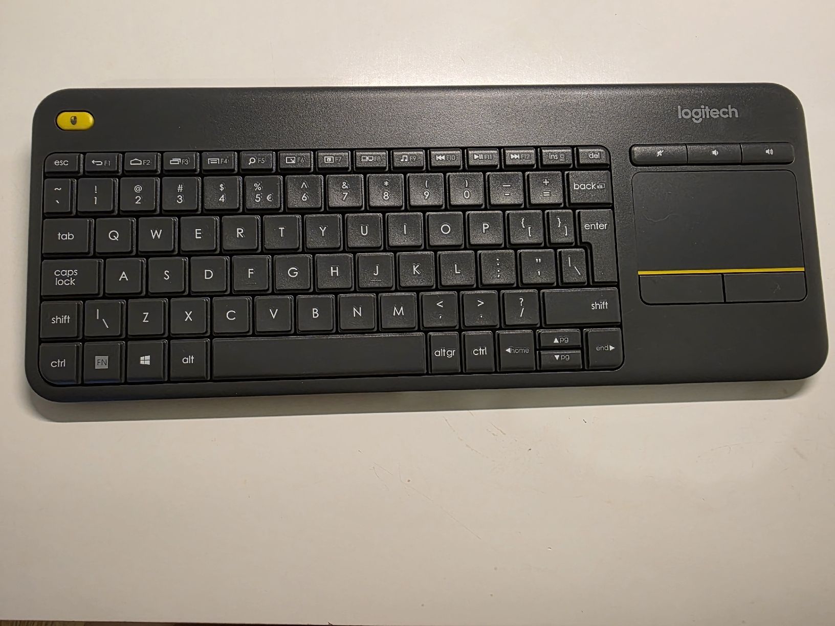 Logitech Tastiere: Logitech K400 Plus Wireless Touch Keyboard – Nuovo (secondo la descrizione) da Kriens venduto da cathyzeng
