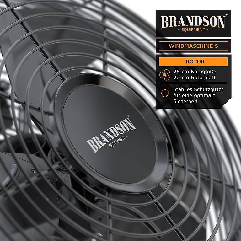 Ventilatoren: Brandson - Windmaschine - Ventilator schwarz – Neu und originalverpackt aus Zürich von pau_5xhj 3