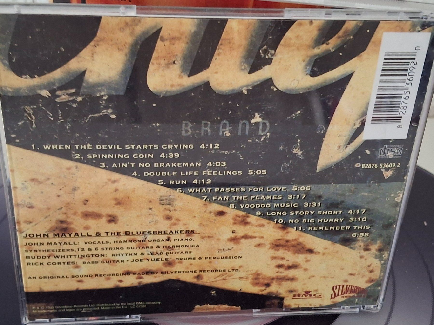CDs: CD John Mayall - Spinning Coin - – Gebraucht aus Aarberg von Jackup1 1