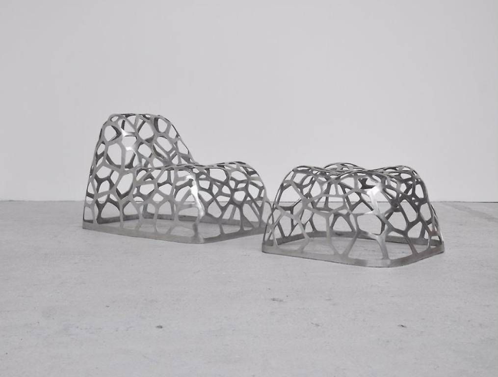 Sgabelli: Replika Hocker / Ottomane Cell (inspired by Anon Pairot) – Usato da Basel venduto da ABogusch 2