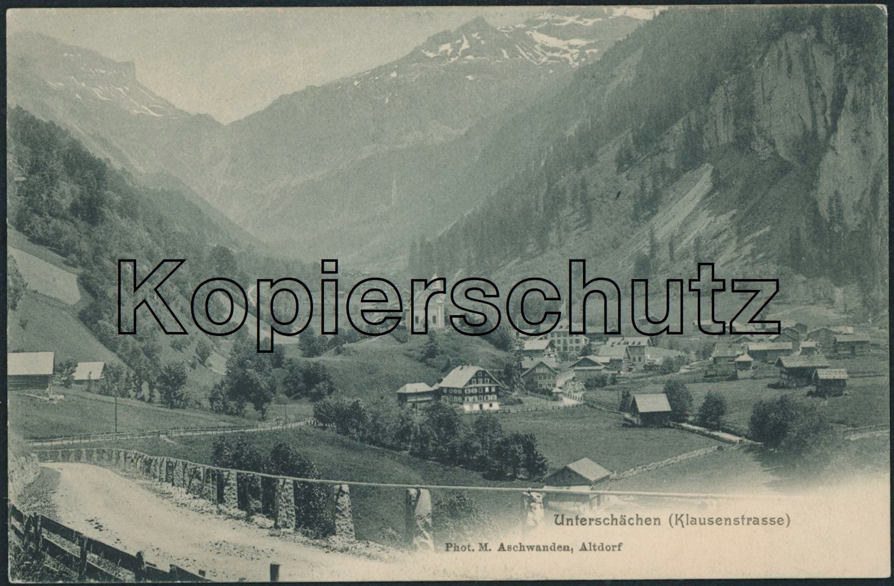 Ansichtskarten: UR Unterschächen - Klausen Pass – Neu (gemäss Beschreibung) aus Schindellegi von stationary