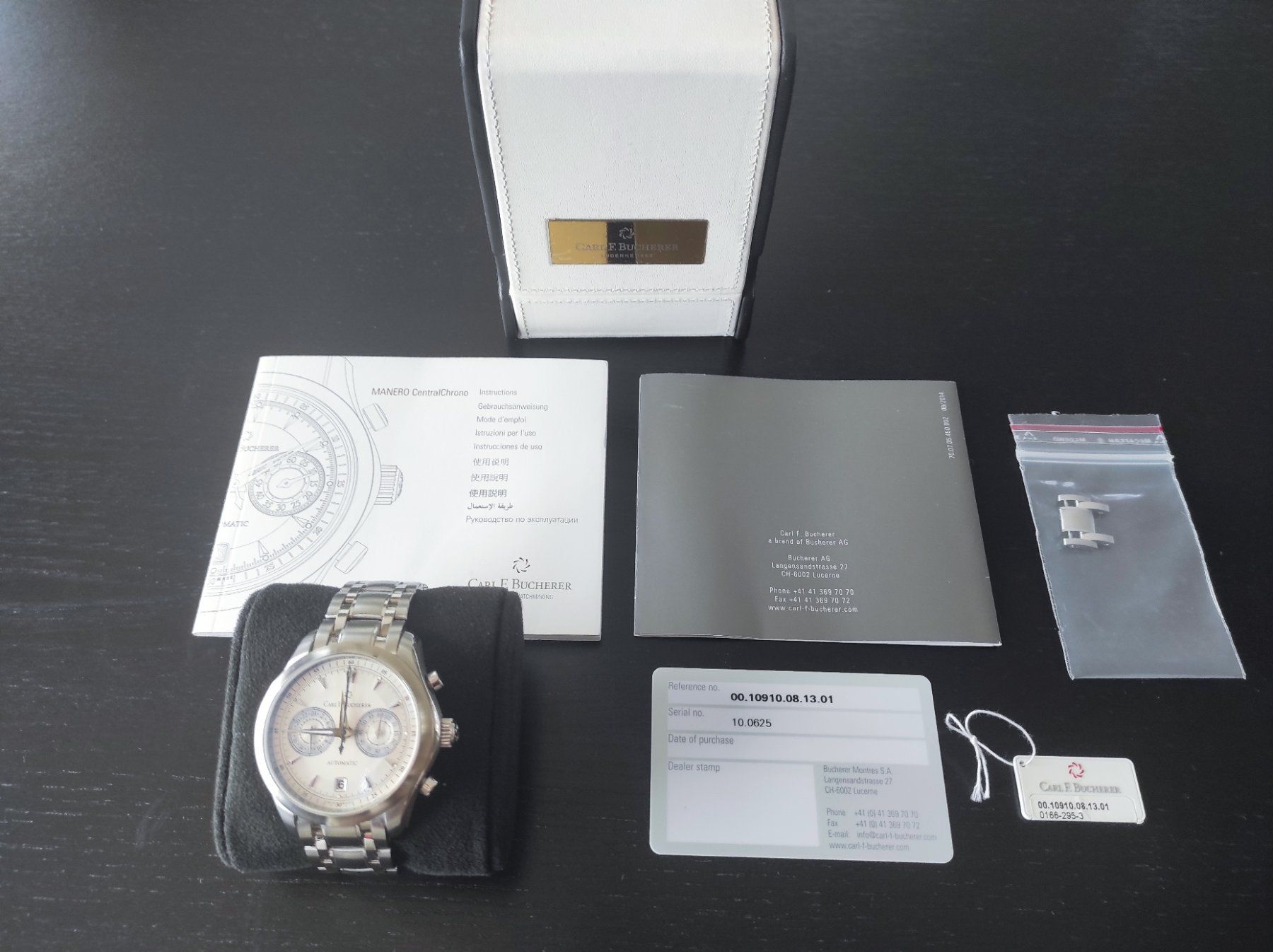 Bucherer Orologi: Carl F. Bucherer Manero - CentralChrono – Nuovo (secondo la descrizione) da Eschenz venduto da Ruggio