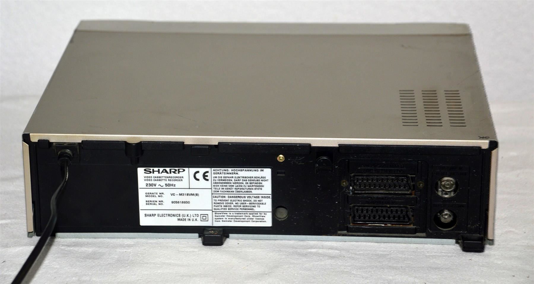 Sharp Registratori: Videorecorder VHS   Sharp VC-M31SVM – Usato da Collonges venduto da arashee 3