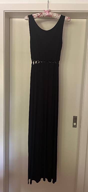 Vestiti: LASCANA Viscose Maxikleid schwarz Gr. S – Usato da Basel venduto da Findus78 1
