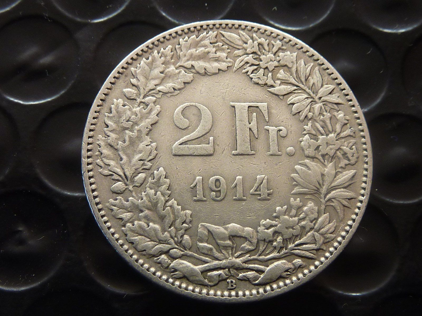 Alle Münzen: 2 Fr. 1914  -  Ungereinigt  - – Gebraucht aus Seon von aee_7gpz