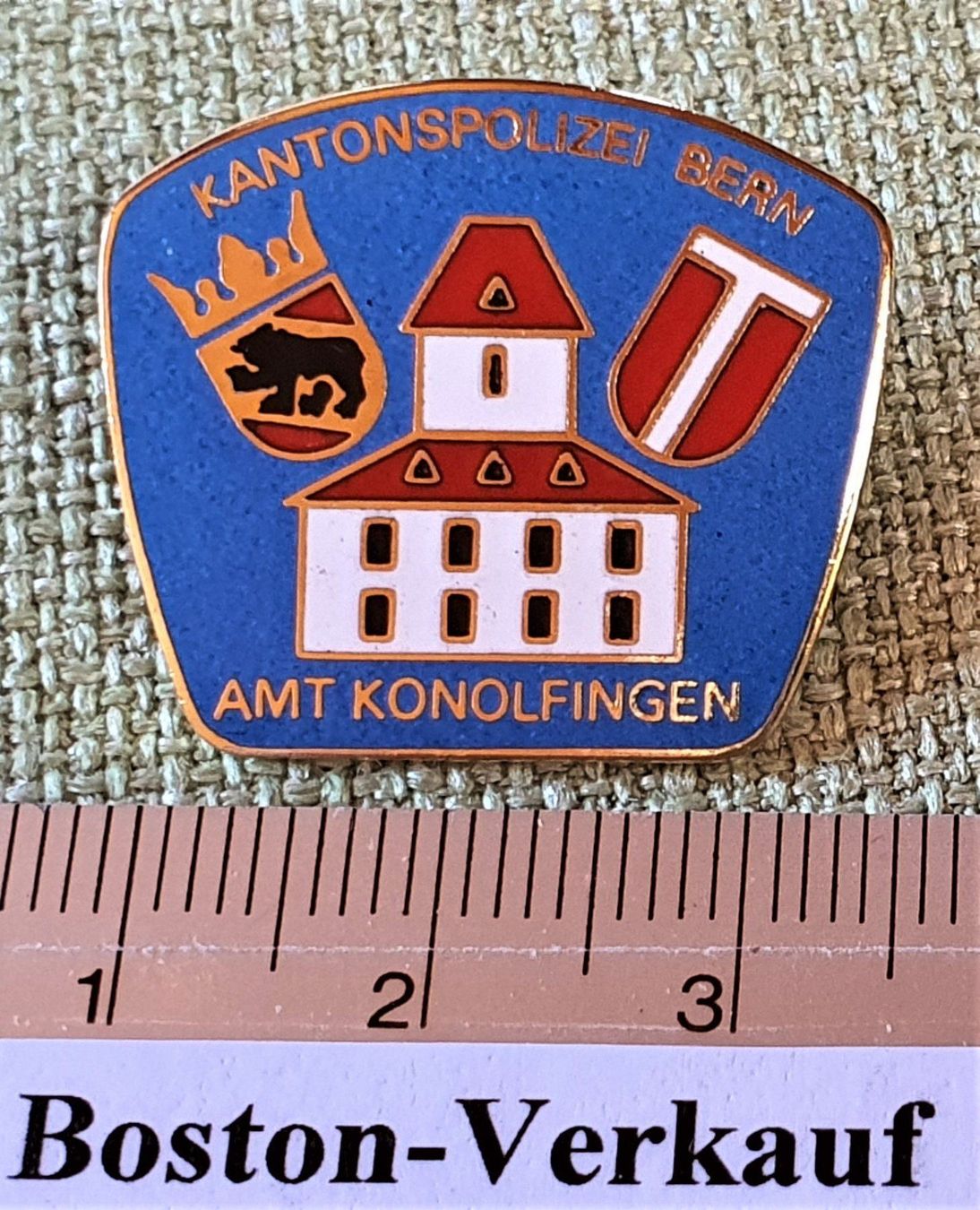 Pins: E409 Kantonspolizei Bern Amt Konolfingen – Gebraucht aus Reinach BL von Boston-Verkauf 1