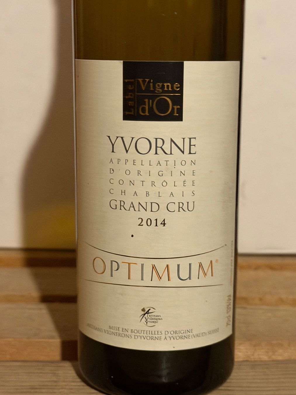 Vino: YVORNE Optimum 2014 Grand Cru – Nuovo (secondo la descrizione) da Roche VD venduto da avediscipule 1