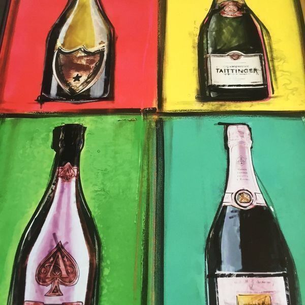 Poster & Bilder: Champagner Veuve Clicquot Pop Art Kunst – Neu (gemäss Beschreibung) aus St. Niklausen LU von Stefan_Bammert_Art 1